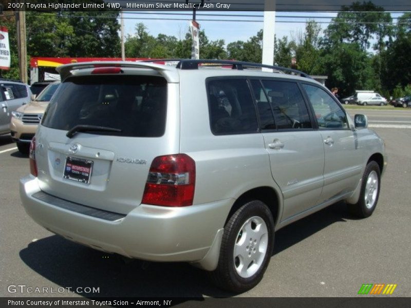 Millenium Silver Metallic / Ash Gray 2007 Toyota Highlander Limited 4WD