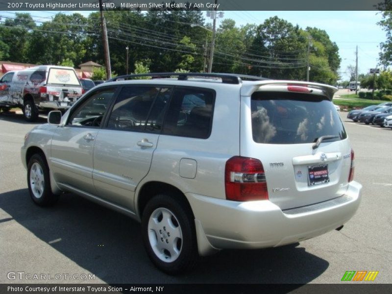 Millenium Silver Metallic / Ash Gray 2007 Toyota Highlander Limited 4WD