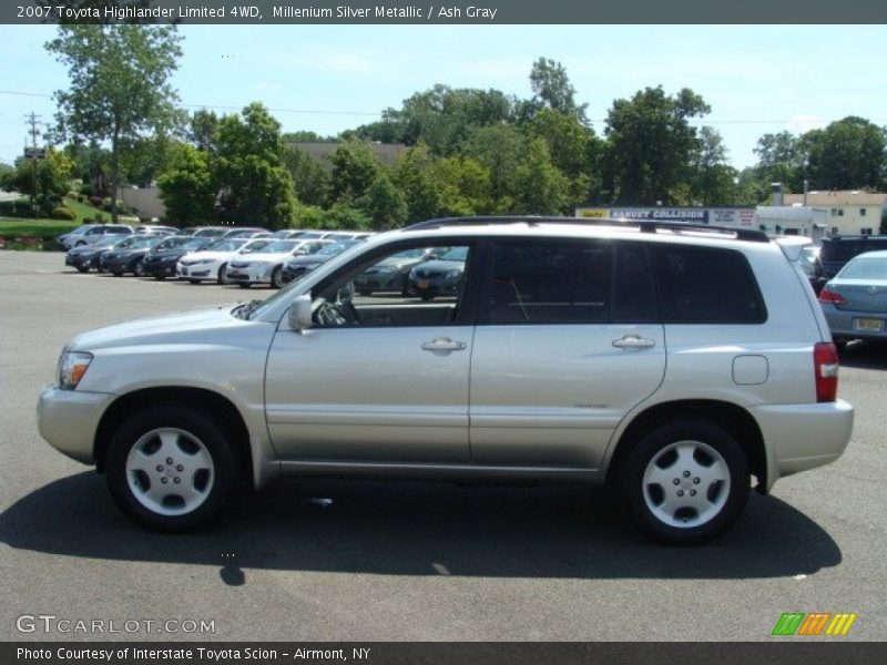 Millenium Silver Metallic / Ash Gray 2007 Toyota Highlander Limited 4WD