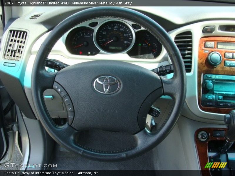 Millenium Silver Metallic / Ash Gray 2007 Toyota Highlander Limited 4WD