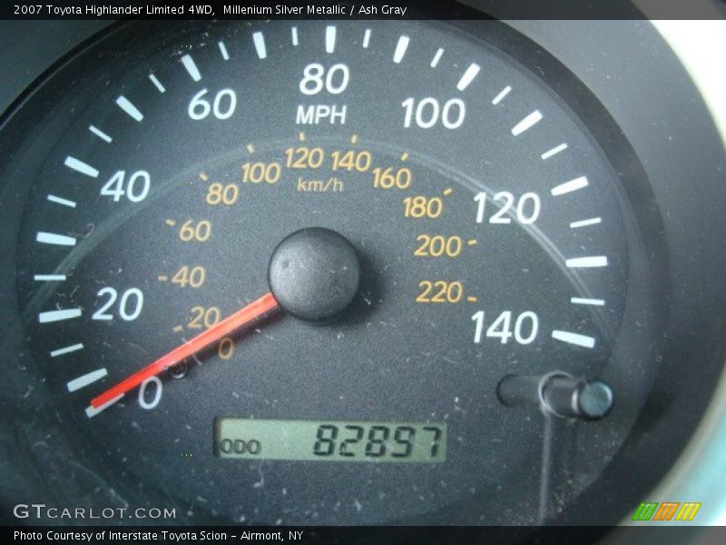 Millenium Silver Metallic / Ash Gray 2007 Toyota Highlander Limited 4WD
