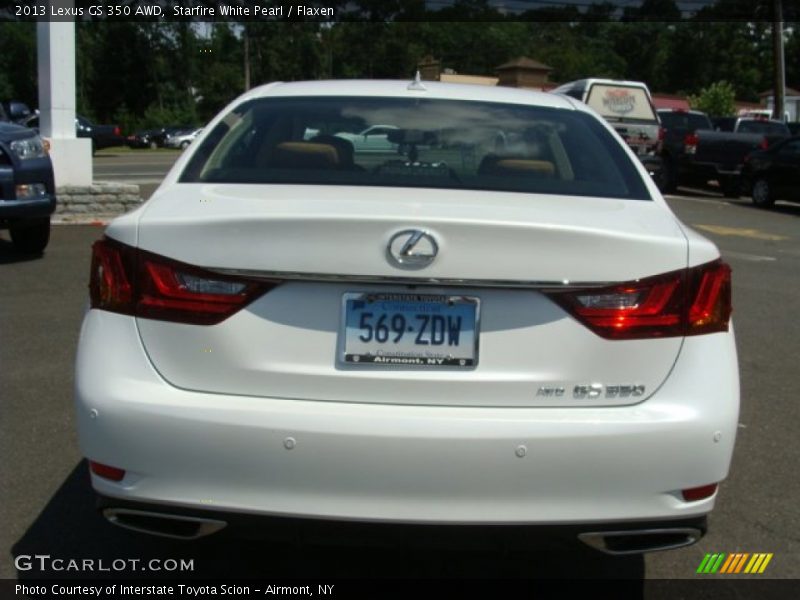 Starfire White Pearl / Flaxen 2013 Lexus GS 350 AWD