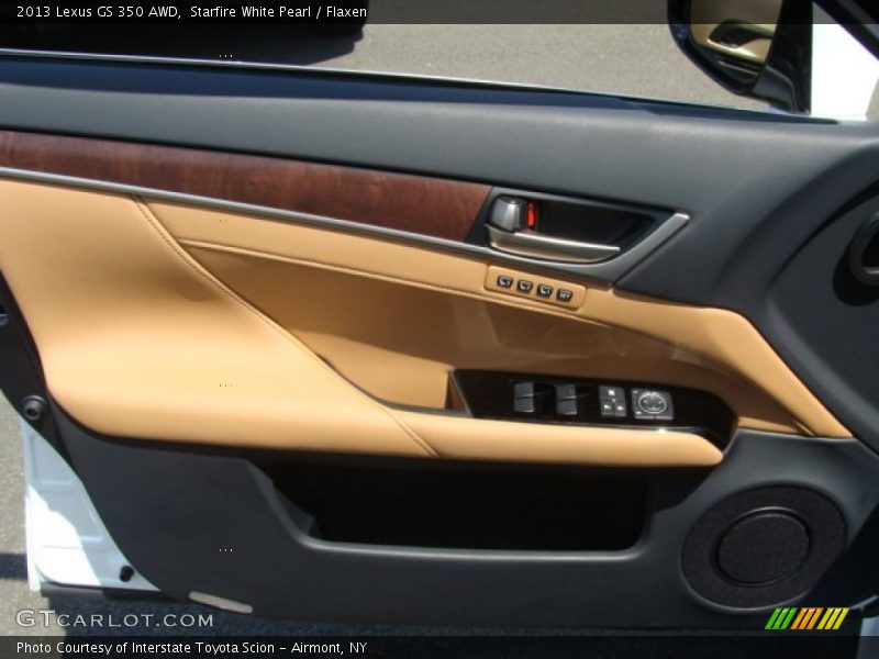 Starfire White Pearl / Flaxen 2013 Lexus GS 350 AWD