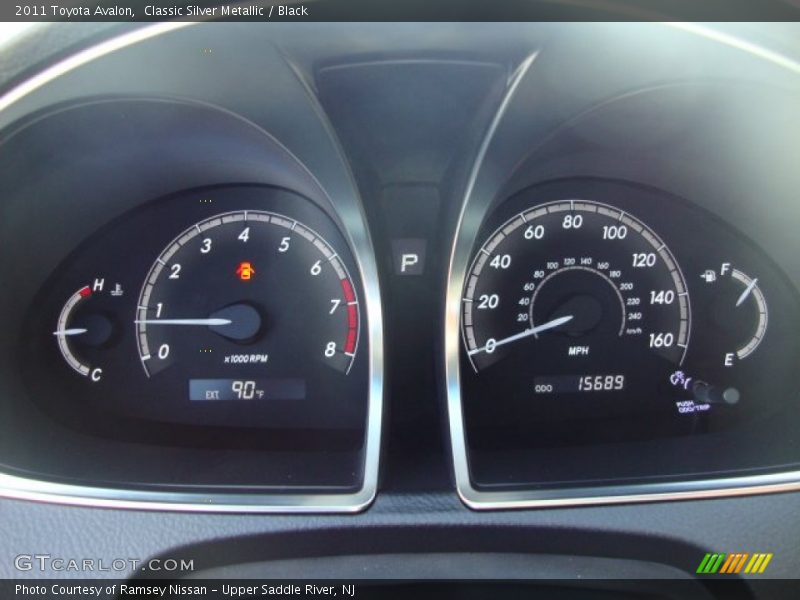 Classic Silver Metallic / Black 2011 Toyota Avalon