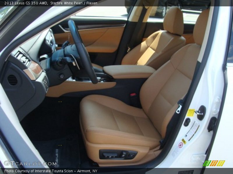Starfire White Pearl / Flaxen 2013 Lexus GS 350 AWD