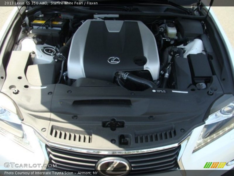 Starfire White Pearl / Flaxen 2013 Lexus GS 350 AWD