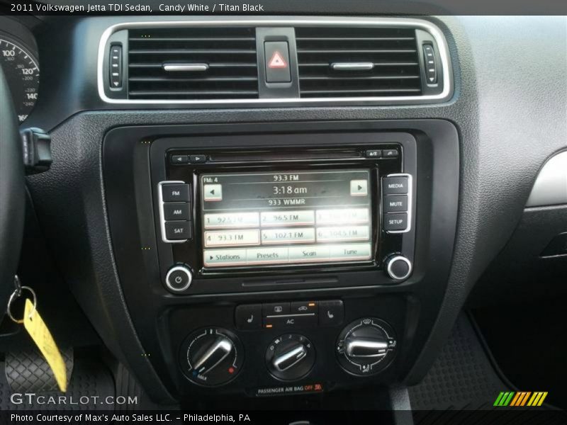 Candy White / Titan Black 2011 Volkswagen Jetta TDI Sedan