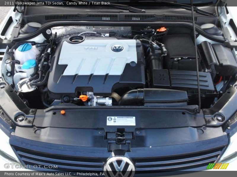 Candy White / Titan Black 2011 Volkswagen Jetta TDI Sedan
