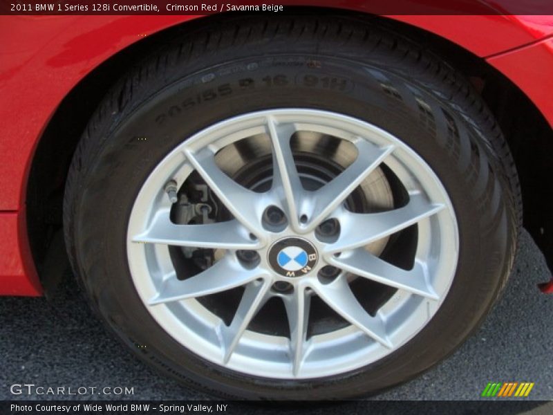 Crimson Red / Savanna Beige 2011 BMW 1 Series 128i Convertible