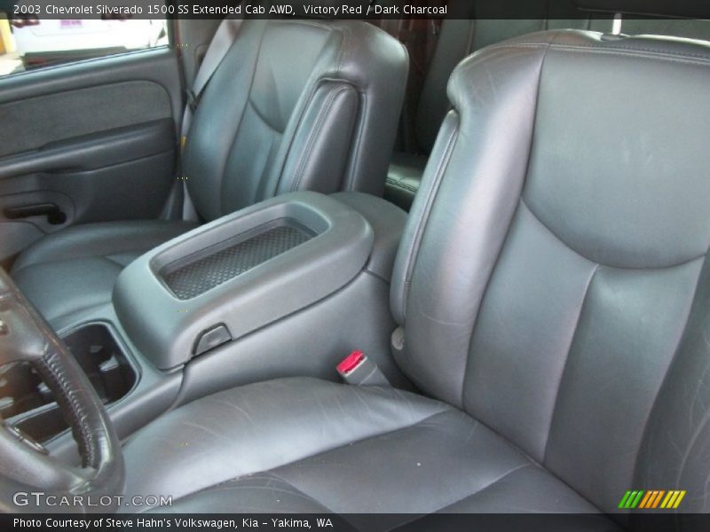 Victory Red / Dark Charcoal 2003 Chevrolet Silverado 1500 SS Extended Cab AWD