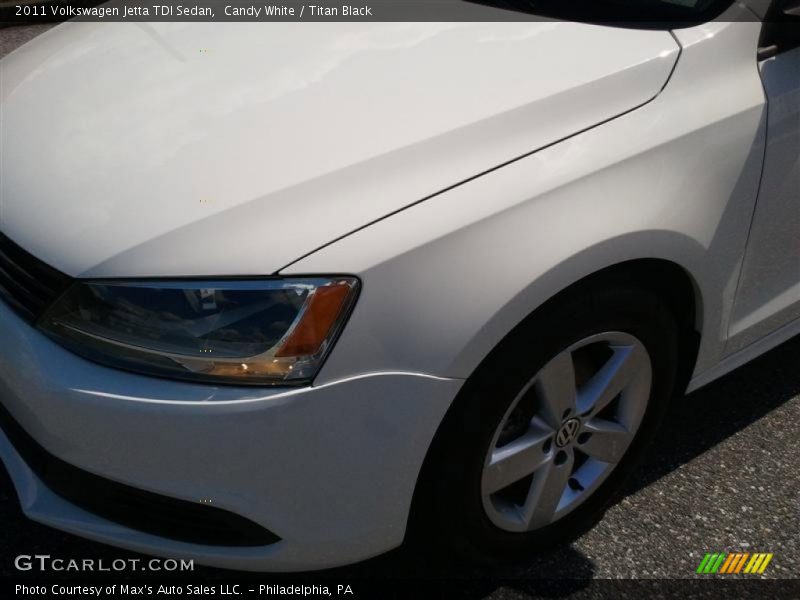 Candy White / Titan Black 2011 Volkswagen Jetta TDI Sedan