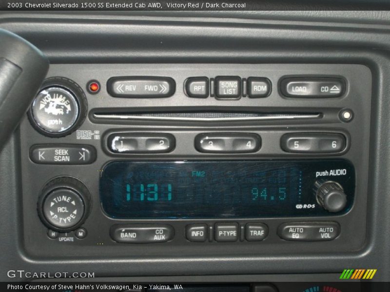 Audio System of 2003 Silverado 1500 SS Extended Cab AWD