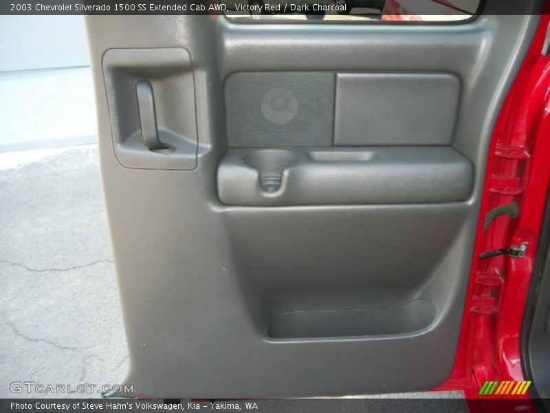 Victory Red / Dark Charcoal 2003 Chevrolet Silverado 1500 SS Extended Cab AWD