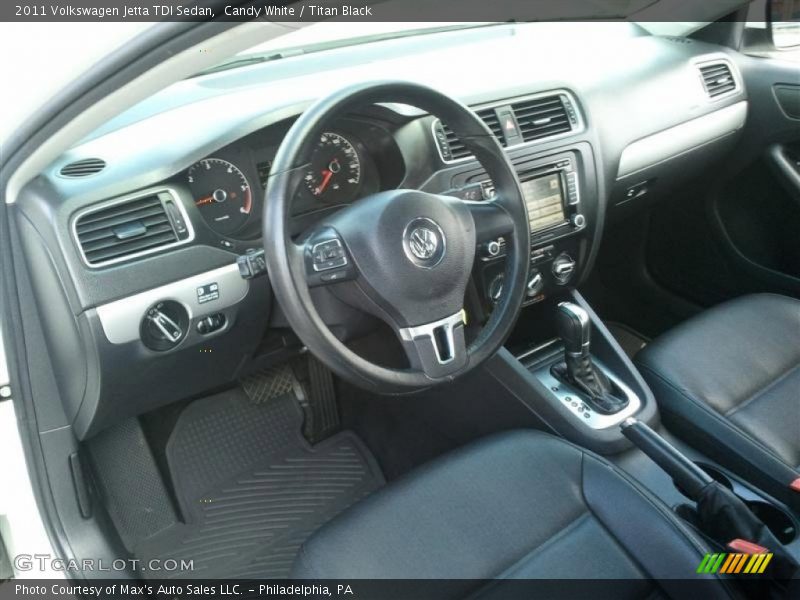 Candy White / Titan Black 2011 Volkswagen Jetta TDI Sedan