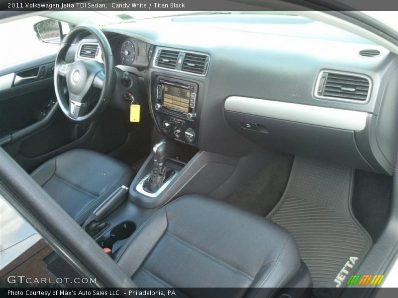 Candy White / Titan Black 2011 Volkswagen Jetta TDI Sedan