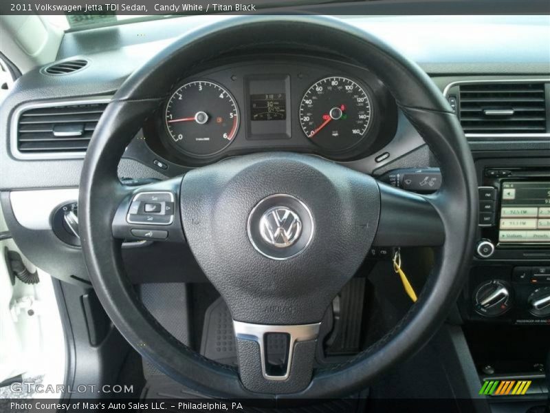 Candy White / Titan Black 2011 Volkswagen Jetta TDI Sedan
