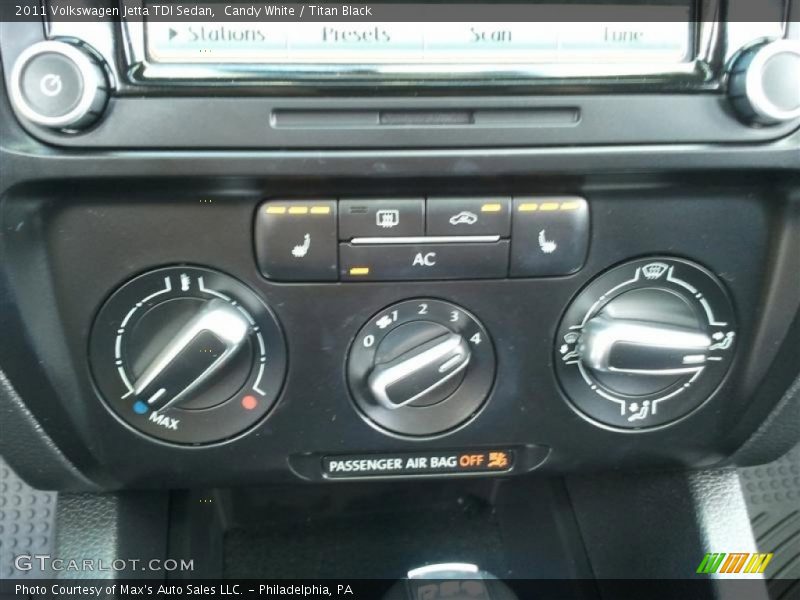 Candy White / Titan Black 2011 Volkswagen Jetta TDI Sedan