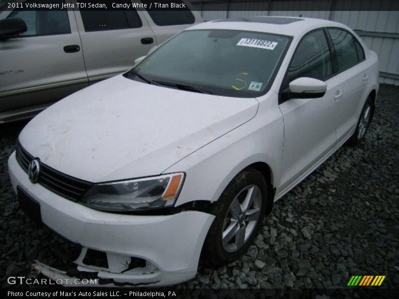 Candy White / Titan Black 2011 Volkswagen Jetta TDI Sedan