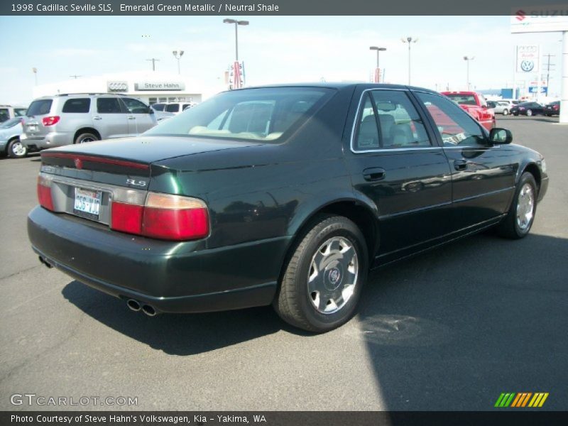 Emerald Green Metallic / Neutral Shale 1998 Cadillac Seville SLS