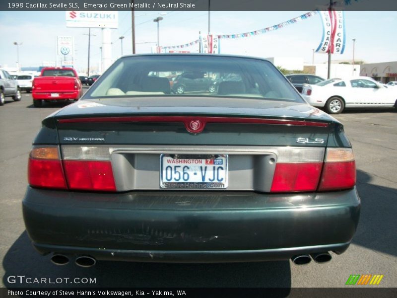 Emerald Green Metallic / Neutral Shale 1998 Cadillac Seville SLS