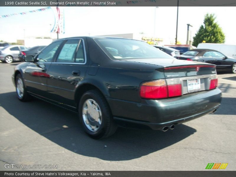 Emerald Green Metallic / Neutral Shale 1998 Cadillac Seville SLS