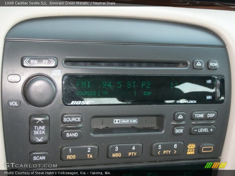 Audio System of 1998 Seville SLS