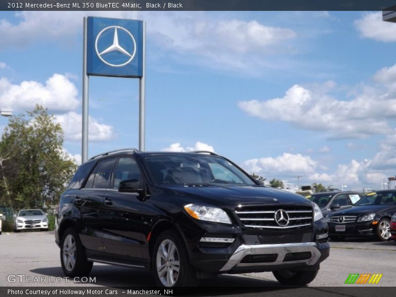 Black / Black 2012 Mercedes-Benz ML 350 BlueTEC 4Matic