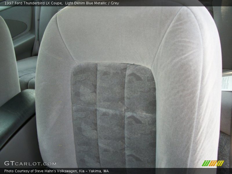 Light Denim Blue Metallic / Grey 1997 Ford Thunderbird LX Coupe