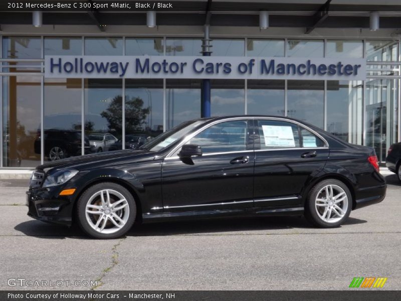 Black / Black 2012 Mercedes-Benz C 300 Sport 4Matic