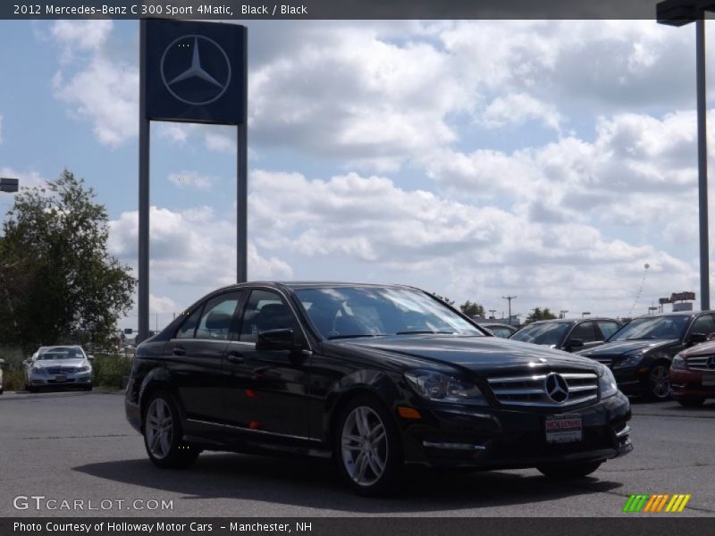 Black / Black 2012 Mercedes-Benz C 300 Sport 4Matic