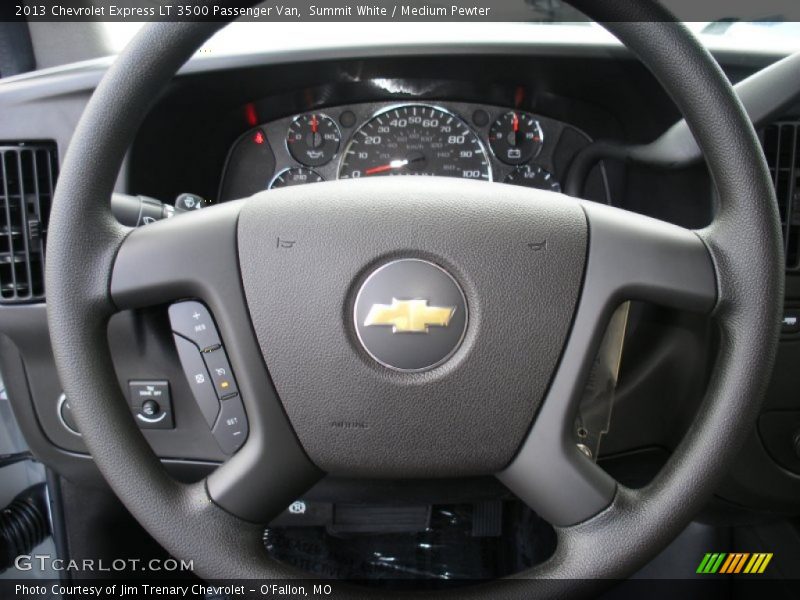 Summit White / Medium Pewter 2013 Chevrolet Express LT 3500 Passenger Van