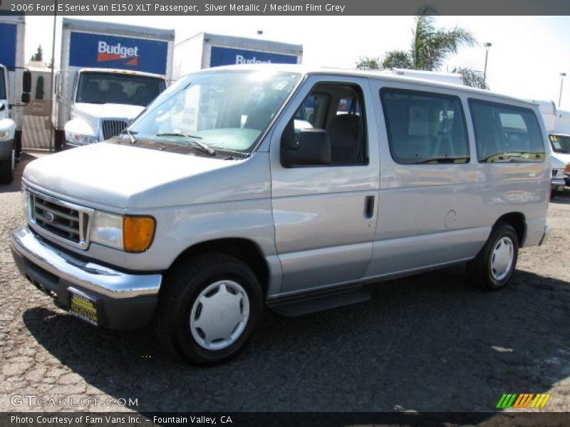 Silver Metallic / Medium Flint Grey 2006 Ford E Series Van E150 XLT Passenger