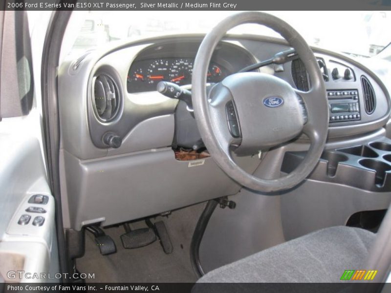 Silver Metallic / Medium Flint Grey 2006 Ford E Series Van E150 XLT Passenger