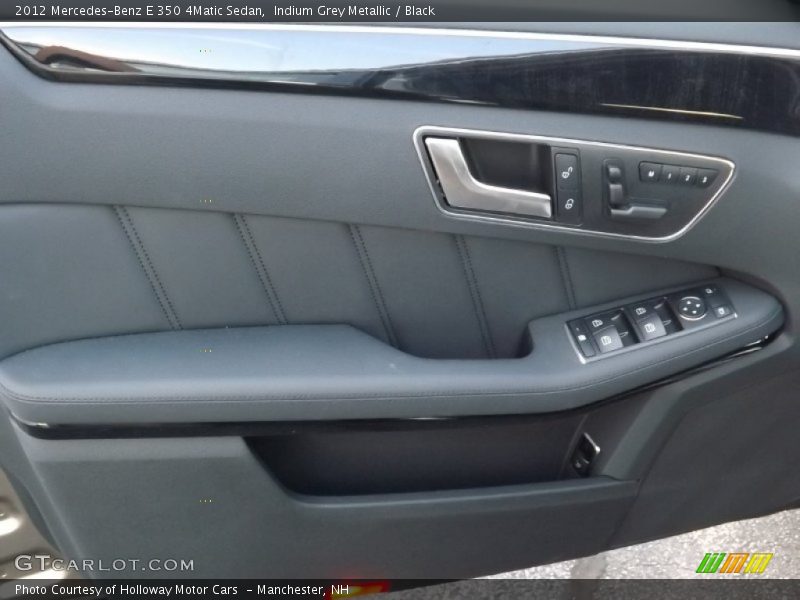 Indium Grey Metallic / Black 2012 Mercedes-Benz E 350 4Matic Sedan