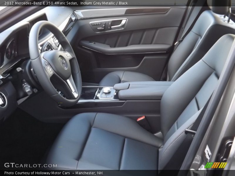 Indium Grey Metallic / Black 2012 Mercedes-Benz E 350 4Matic Sedan