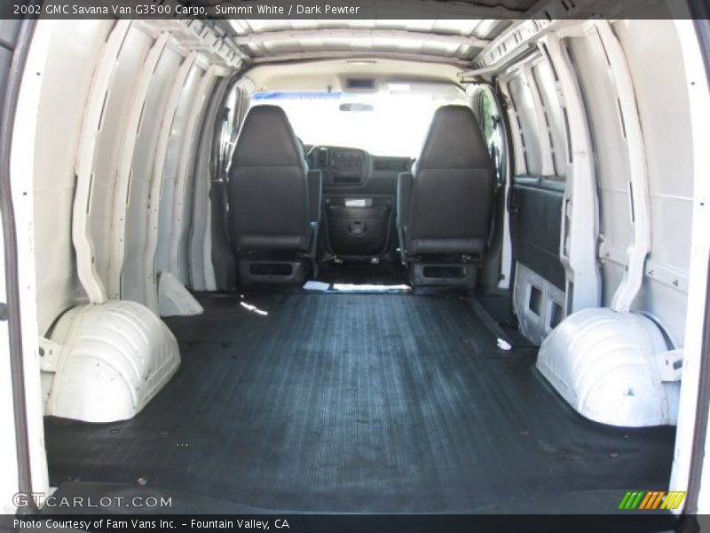 Summit White / Dark Pewter 2002 GMC Savana Van G3500 Cargo