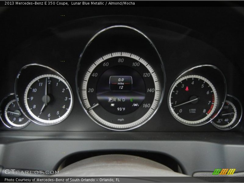  2013 E 350 Coupe 350 Coupe Gauges