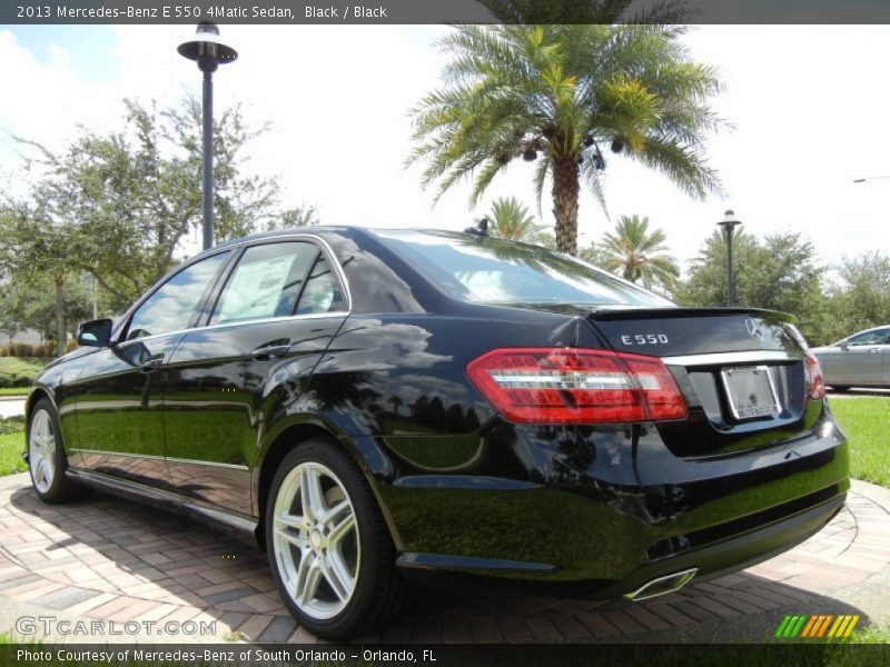 Black / Black 2013 Mercedes-Benz E 550 4Matic Sedan