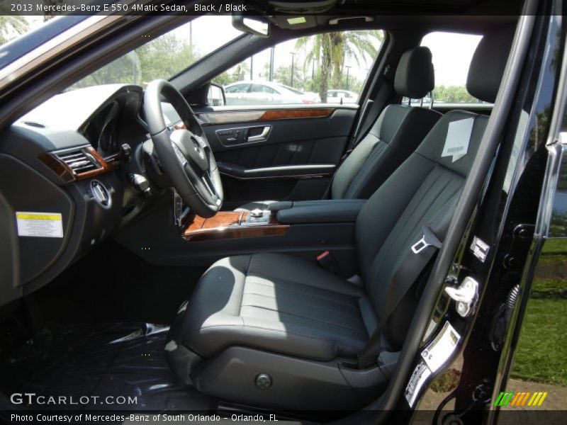 Black / Black 2013 Mercedes-Benz E 550 4Matic Sedan