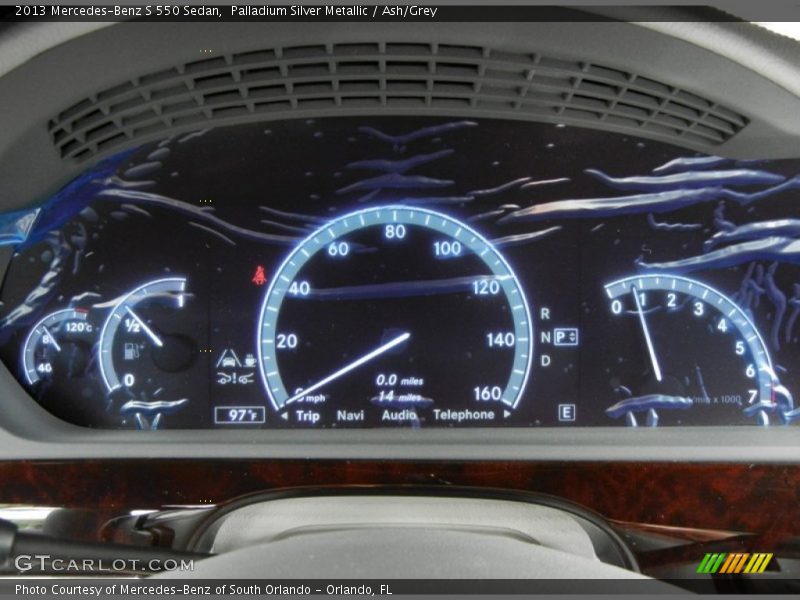  2013 S 550 Sedan 550 Sedan Gauges