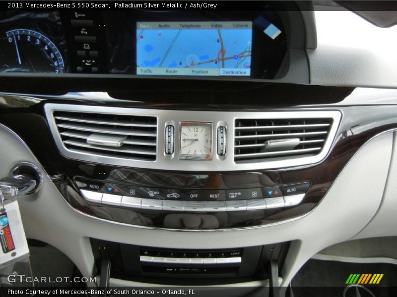 Palladium Silver Metallic / Ash/Grey 2013 Mercedes-Benz S 550 Sedan