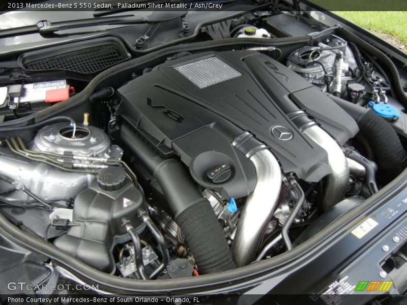  2013 S 550 Sedan Engine - 4.6 Liter DI Twin-Turbocharged DOHC 32-Valve VVT V8