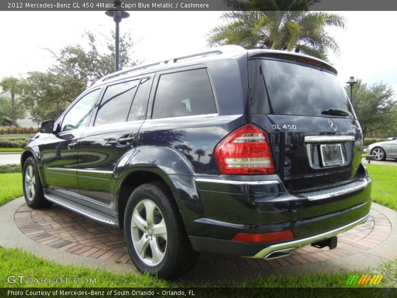 Capri Blue Metallic / Cashmere 2012 Mercedes-Benz GL 450 4Matic