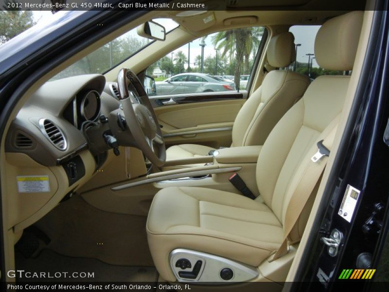 Capri Blue Metallic / Cashmere 2012 Mercedes-Benz GL 450 4Matic