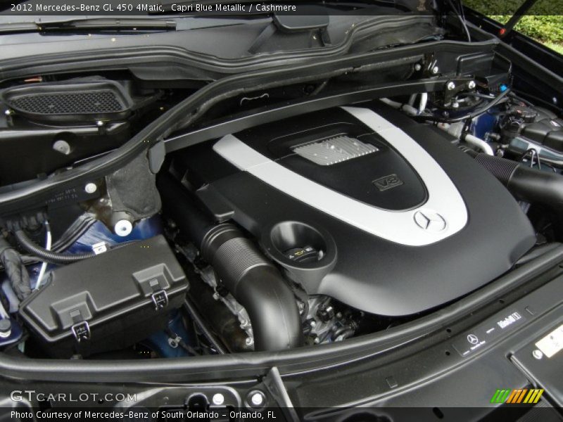 Capri Blue Metallic / Cashmere 2012 Mercedes-Benz GL 450 4Matic