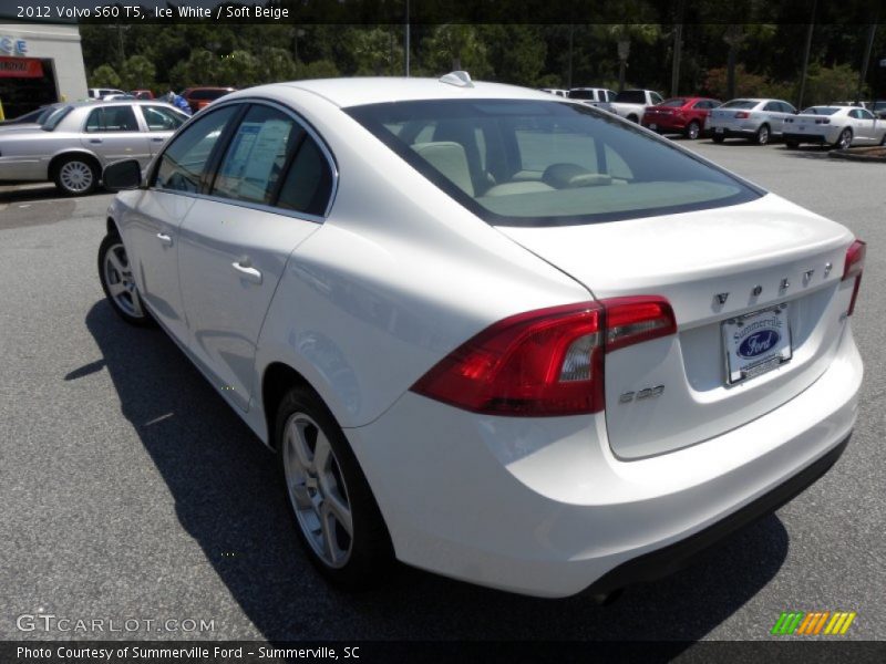 Ice White / Soft Beige 2012 Volvo S60 T5