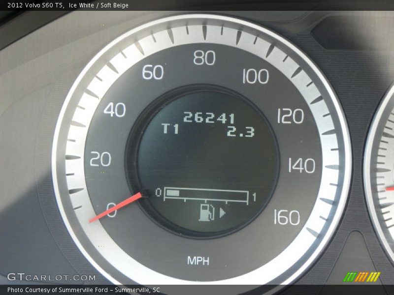 Ice White / Soft Beige 2012 Volvo S60 T5