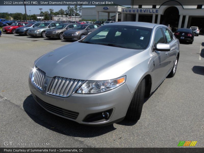 Silver Diamond Premium Metallic / Charcoal Black 2012 Lincoln MKS FWD