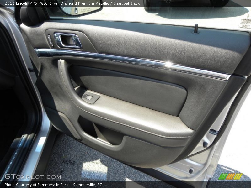 Silver Diamond Premium Metallic / Charcoal Black 2012 Lincoln MKS FWD