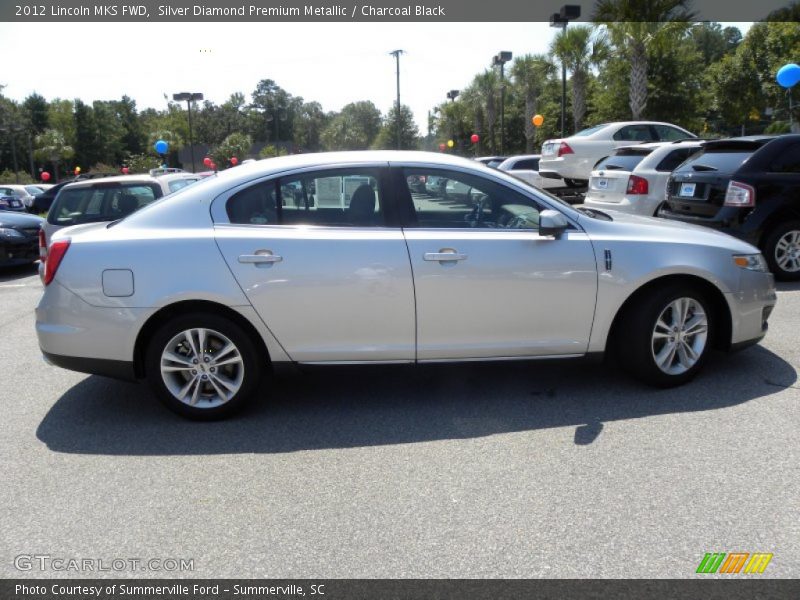 Silver Diamond Premium Metallic / Charcoal Black 2012 Lincoln MKS FWD